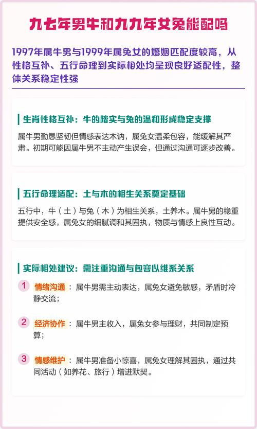 属牛男和属鸡兔的搭配是否适宜，男属牛与属兔相配好吗？
