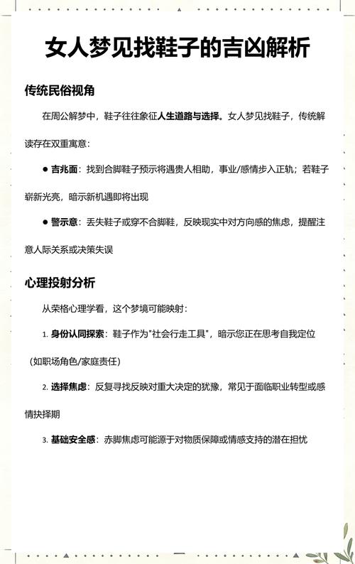 女人梦见自己穿新鞋很合脚是什么征兆或含义？