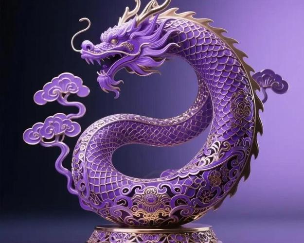 风水摆设中紫色龙有何特殊含义？它代表的是什么象征？