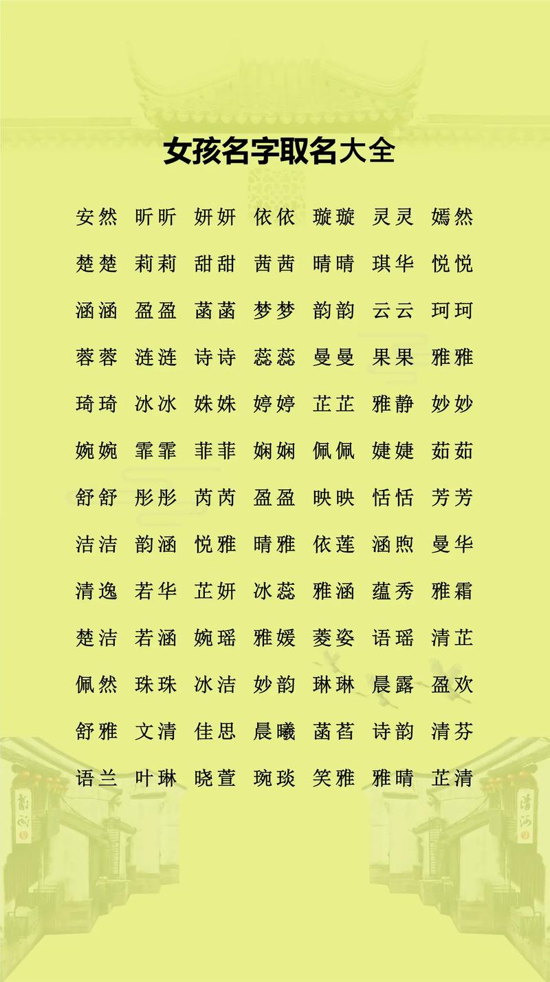 五行属金的字寓意好的女孩名字有哪些推荐？