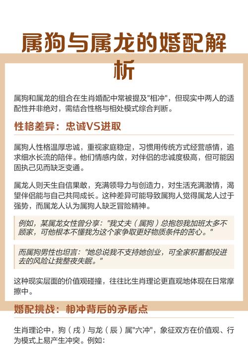 属龙男和属狗女结婚合适吗？他们的婚姻相配吗？