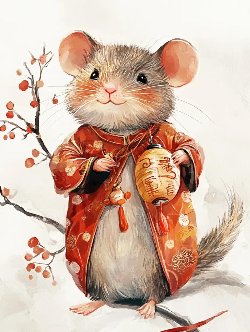 属鼠家庭生个鼠宝宝，这样的组合是不是忒别吉祥和美好呢？