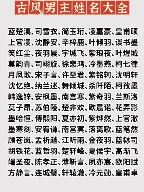 有没有霸气的家族名字大全适合男生取？