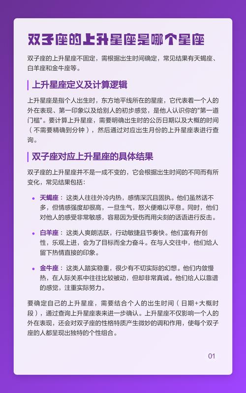 双子座上升星座究竟对应哪个星座呢？