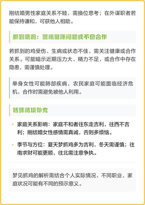 梦见抓鸡回家预示着什么吉凶？