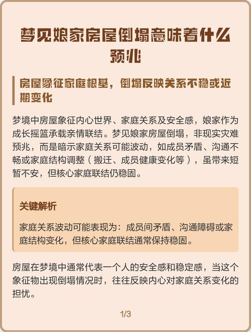 梦见房屋倒塌预示着什么征兆？