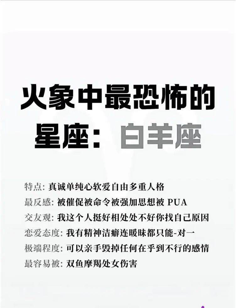 哪个星座被称为人间打桩机？白羊座是不是？