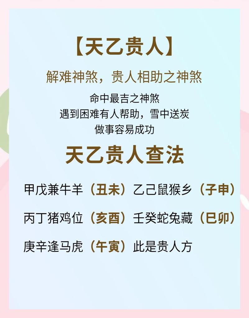 女命命中两个天乙贵人分别是什么意思？