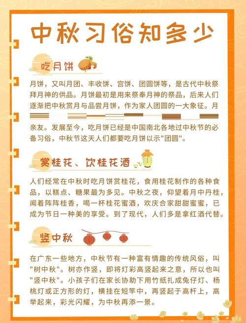2021年中秋节除了吃月饼，农历几月初几还有哪些传统风俗？