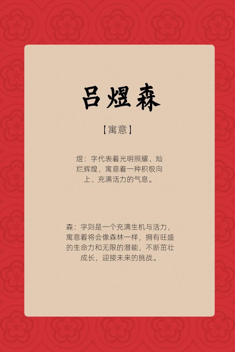 姓吕的男孩取什么名字既好听又寓意好？