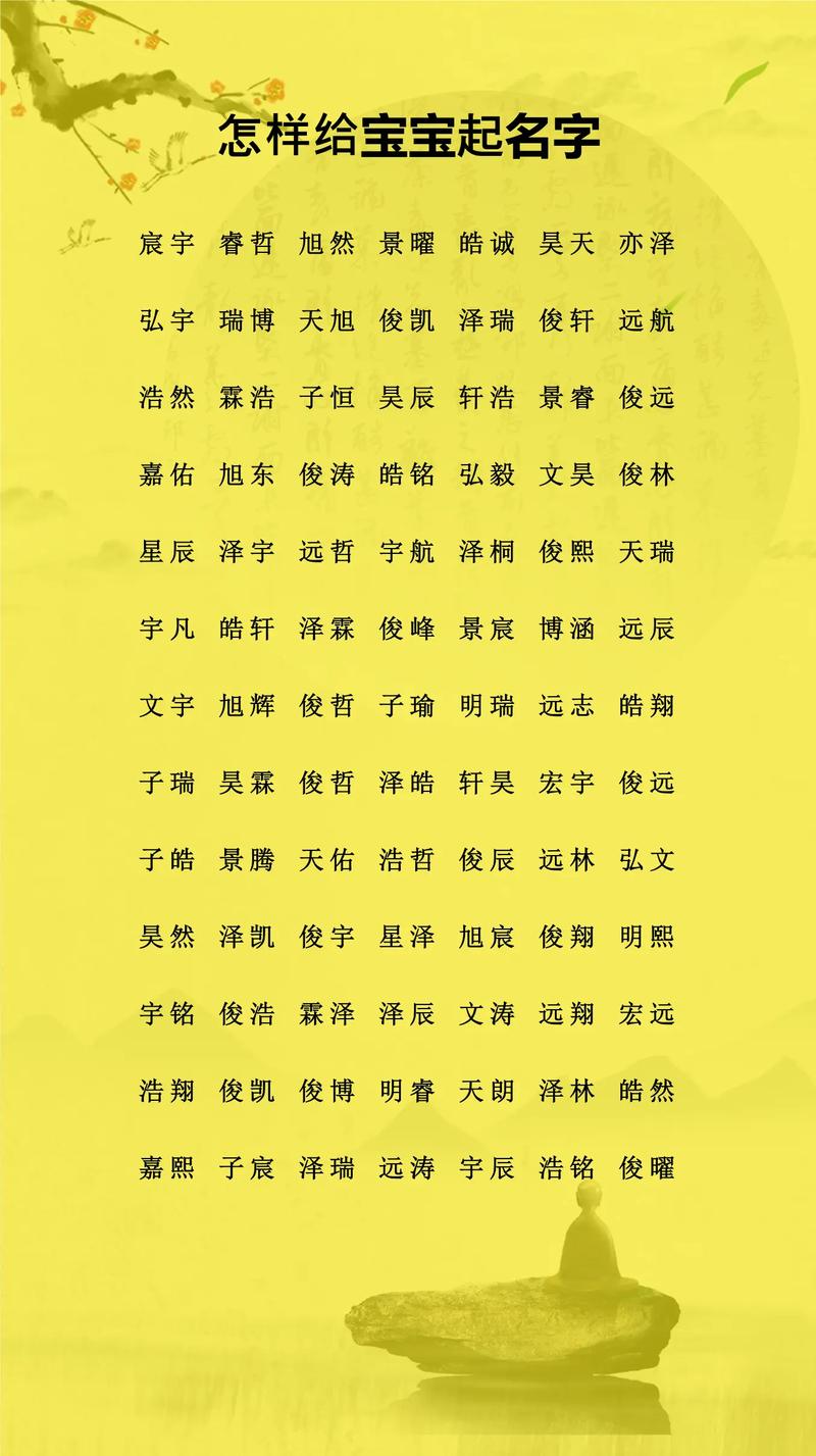 韩姓起个什么名字既好听又独特？