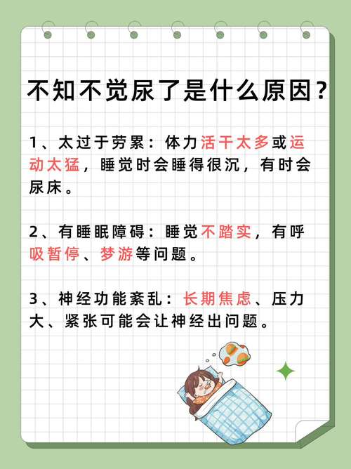 成年女性晚上做梦尿床是何病症引起的？