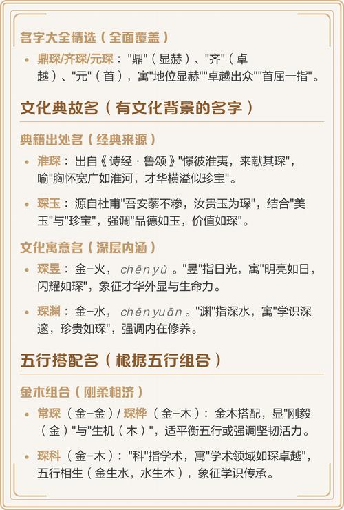 男孩名字中，琛起名和哪个字搭配起来最好听？
