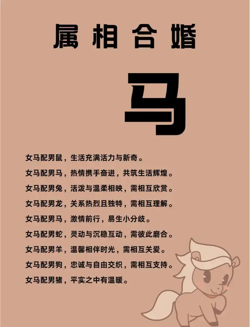 属马的男孩最佳婚配的属相究竟是什么？有没有什么特别的讲究？