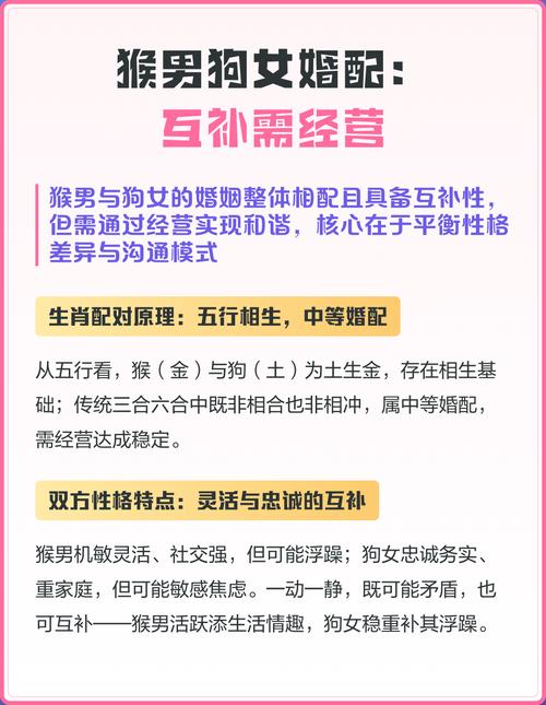 狗和猴结婚配对是否适宜？婚姻相配情况如何？