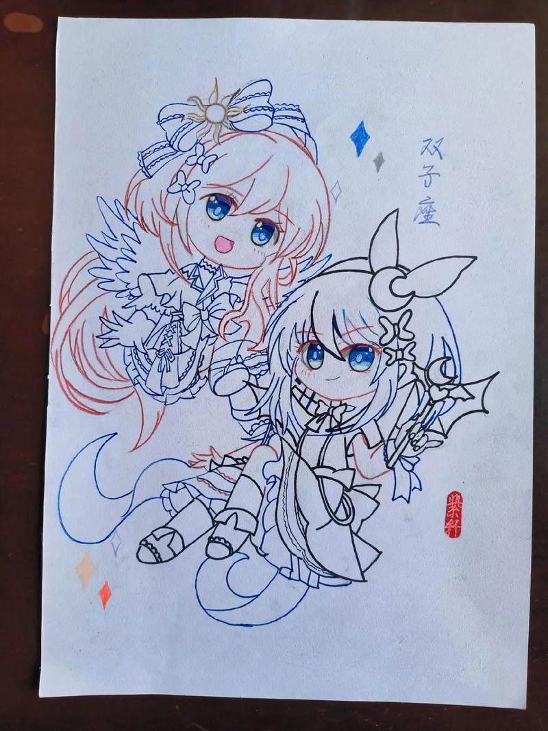 如何用十二星座专属马克笔手绘出真正的双子座？