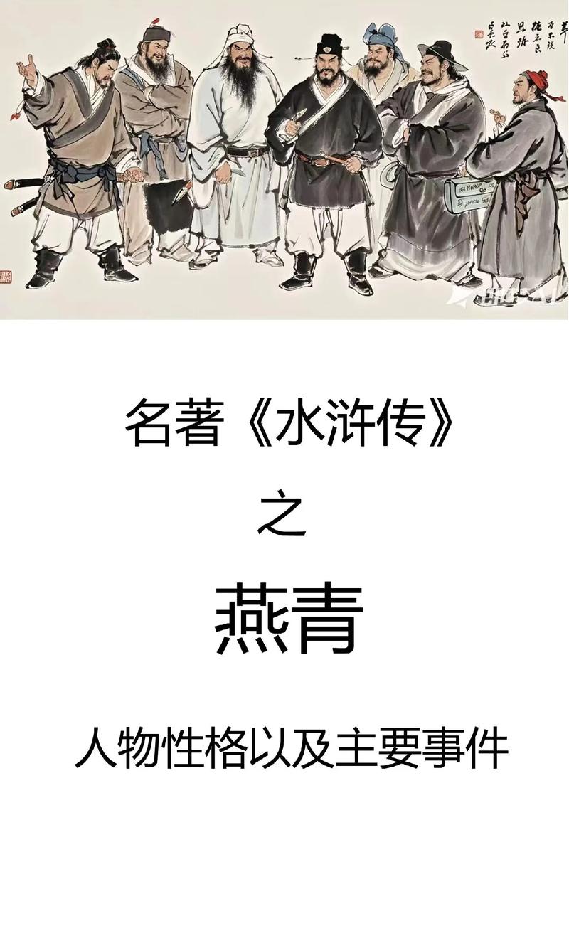 《水浒传》中燕青的性格特点可以用哪些四字词语概括？