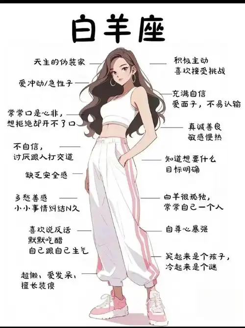 白羊座女孩有哪些独特的性格特点？