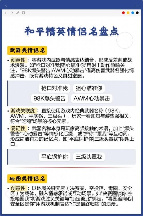 和平精英情侣名字有哪些超甜的一对？