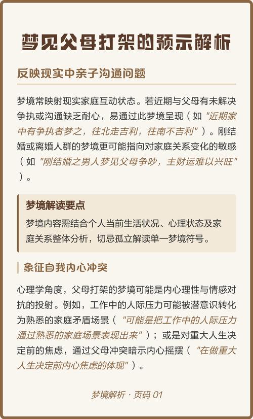 梦见与父母打架意味着什么？