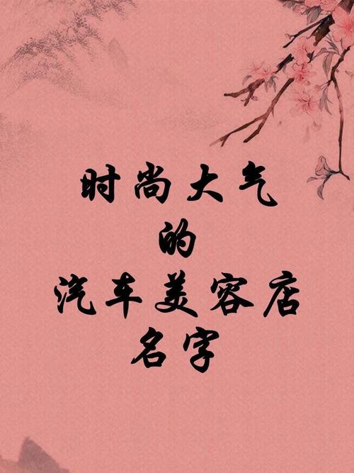 有没有推荐一些既时尚大气又高级大气的汽车店名字？