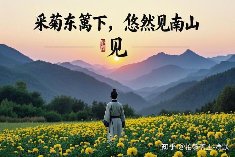 悠然见南山中的悠字寓意美好，请问有诗句中用悠字表达美好寓意的吗？