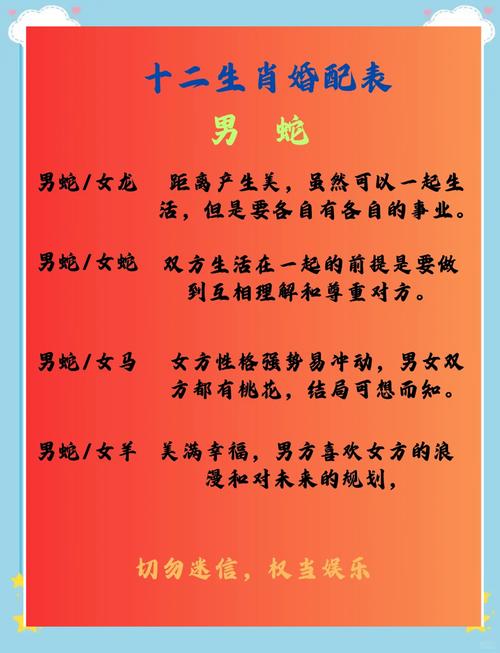 属蛇男和哪个生肖最匹配，是最佳的婚配属相呢？
