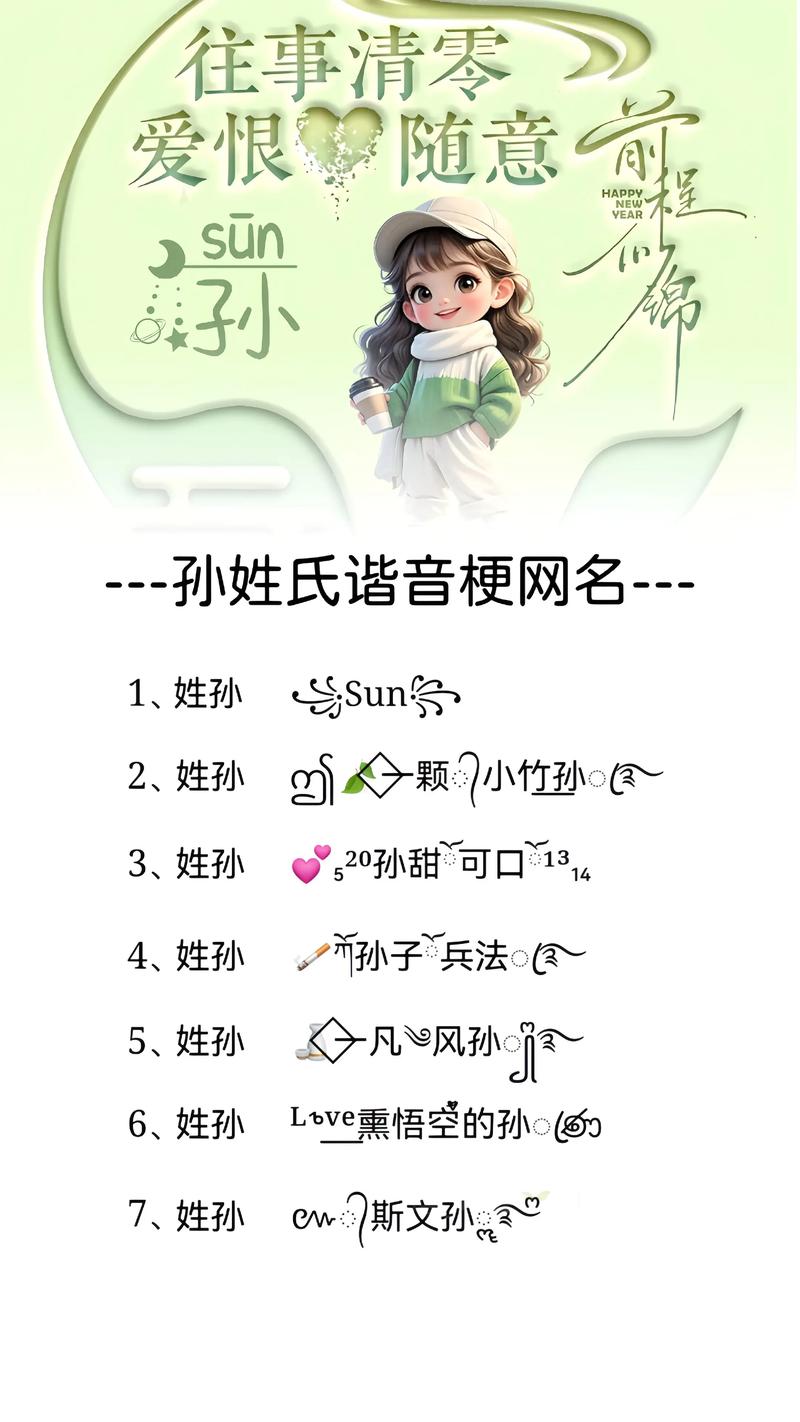 姓孙的女宝宝取个跟音乐有关的名字有哪些推荐？