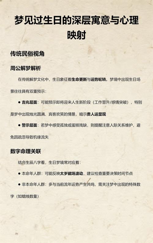梦见认识的人过生日是什么预兆？