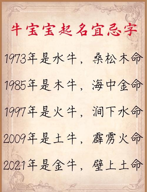 牛年出生的人五行属什么？属牛人的禁忌有哪些？