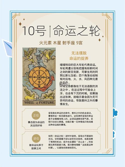 命运之轮正位在爱情中具体预示着什么美好或挑战？