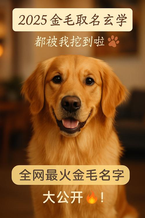 有哪些好听的词可以用来给金毛幼犬起名呢？
