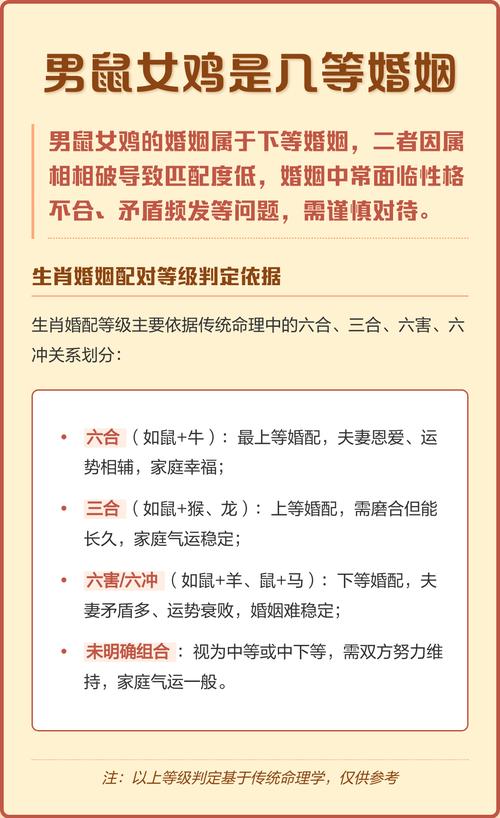 鼠女与男鸡的属相搭配，他们的婚姻关系是否和谐美满？