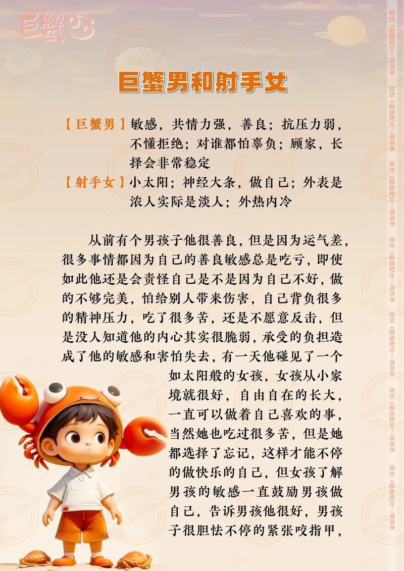 巨蟹座为何对射手座如此畏惧，尤qi是巨蟹男对射手女有忒别的恐惧感？