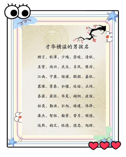 有没有大气文雅的名字，既寓意属鼠好，又适合男孩？