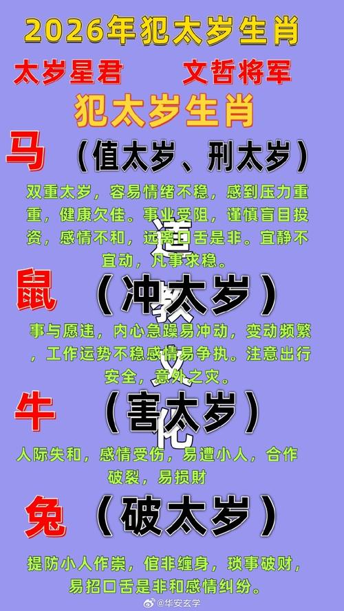 2026年属马的人今年是否会犯太岁？