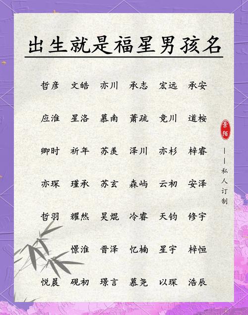 暮字男孩名字有哪些，既吉利又洋气的好听寓意名字推荐？