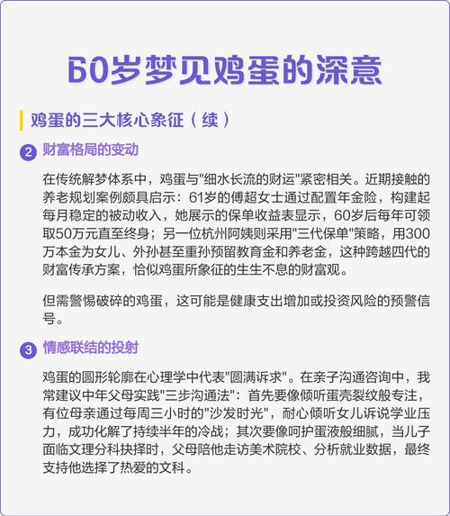 梦见鸡蛋预示着什么有什么特殊含义？