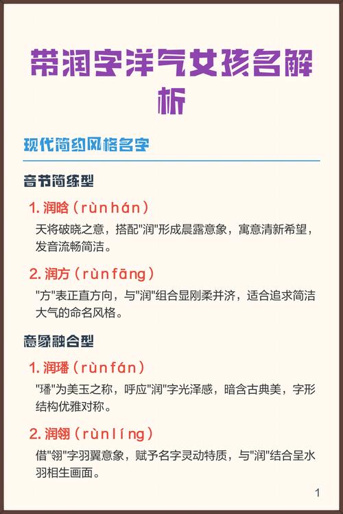 润字起名时搭配哪些字嫩梗好地体现其意境和美感？