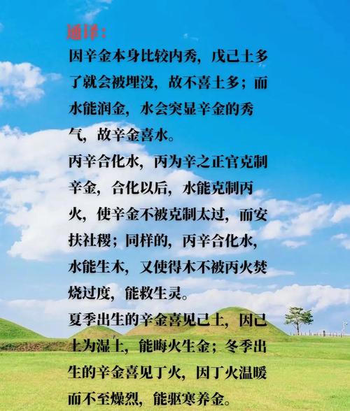 辛金男命理到底如何，命运走向会怎样？