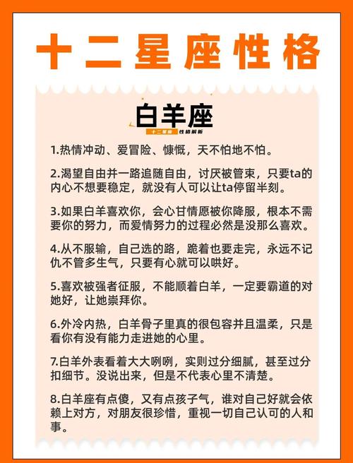 白羊座的特点和性格有哪些？
