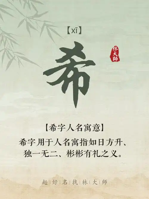 希字在五行中属于水还是木，它的含义又是什么？
