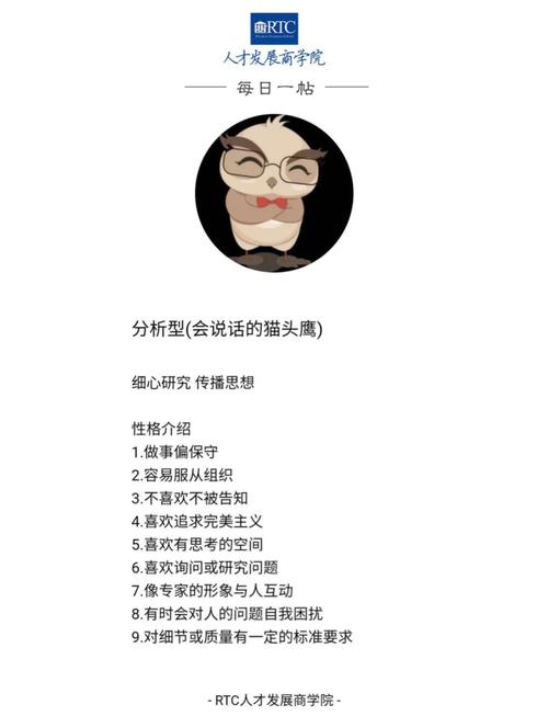 猫头鹰性格在职场中具体能带来哪些工作优势？适合从事哪些岗位？