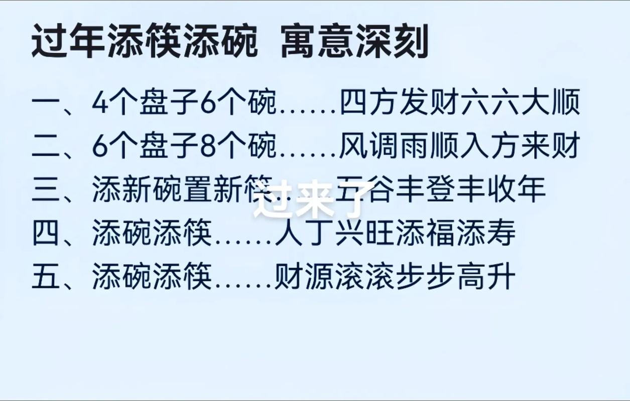 添筷子和碗有什么特别的寓意吗？