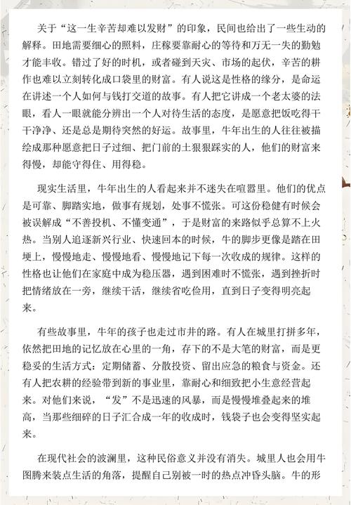 耕田种地无财发究竟指的是哪个生肖？
