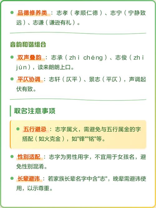 取名字用志字是否吉利，寓意是否好？