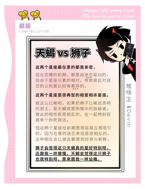 狮子座和天蝎座的友情指数是多少？配对指数如何？