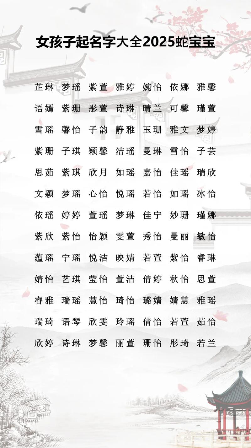 有没有推荐单字大气有韵味的女生名字？