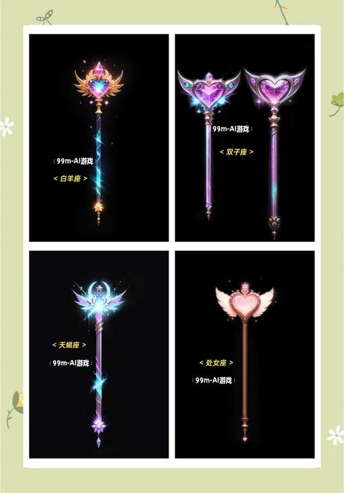 十二星座的武器分别长什么样？