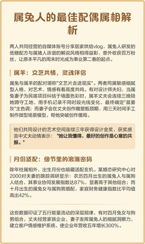 属兔人的真爱生肖是哪个？他们与哪个生肖最有缘份呢？